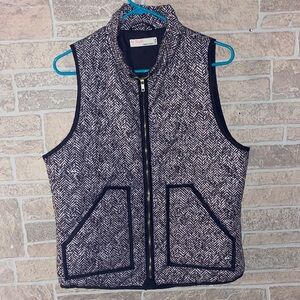 Stylish Black and White Women's Vest
